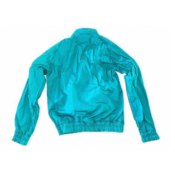 Arctic Cat Vintage 90's Windbreaker Light Weight Jacket Teal Size Small - Picture 6 of 8
